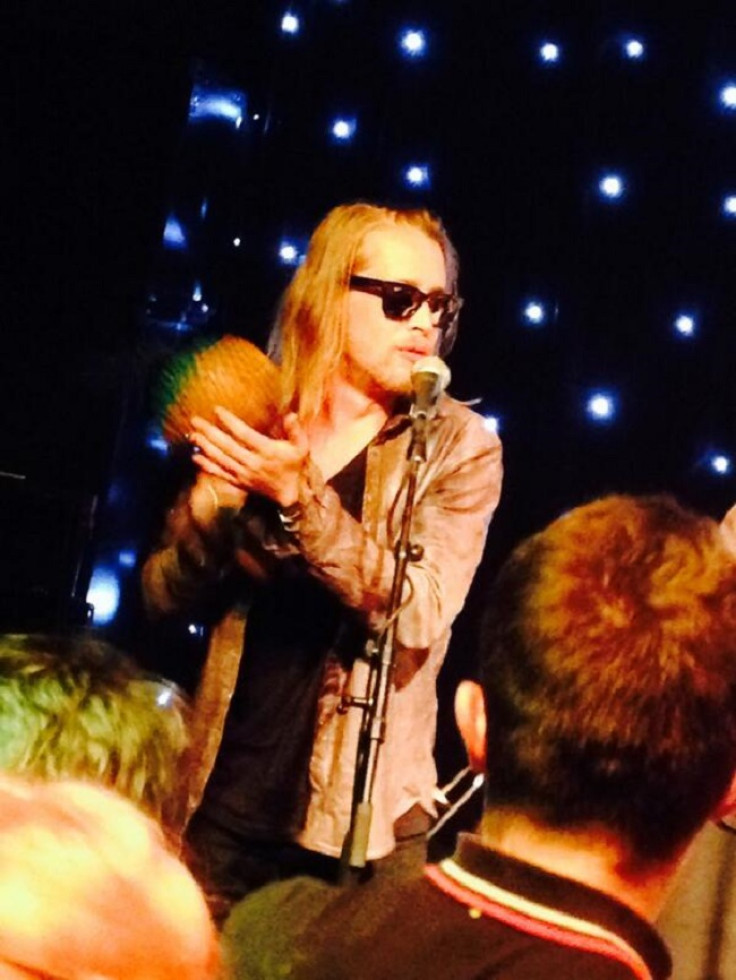 Macaulay Culkin performing at Zoo in Manchester