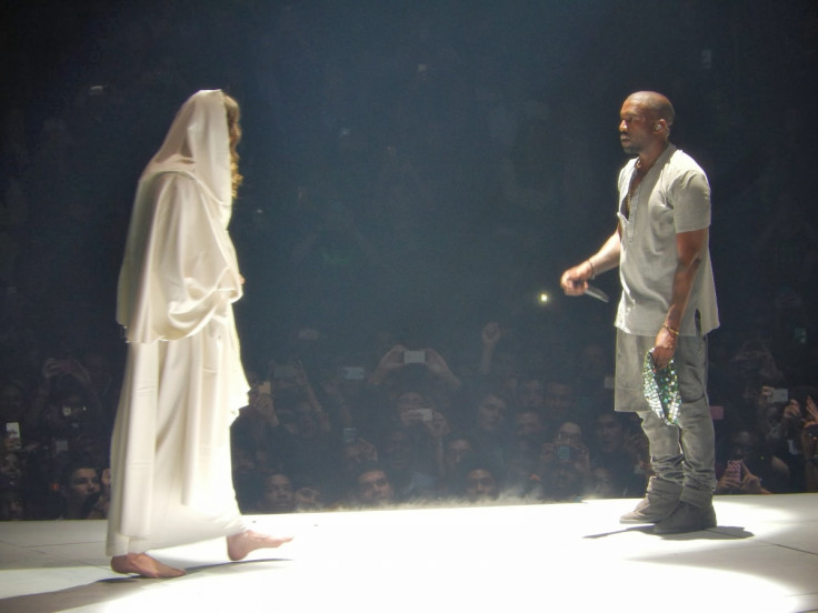 Kanye West performing Jesus Walks