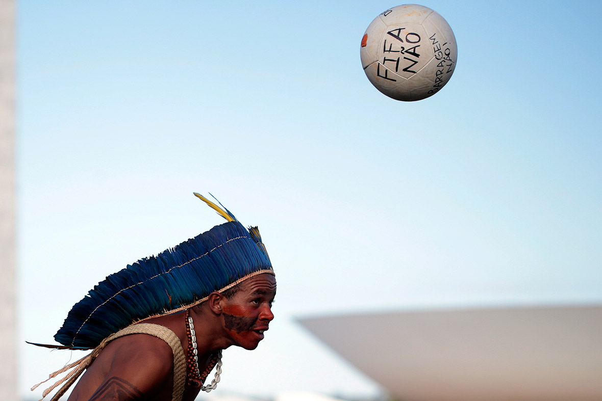 Brazil World Cup indigenous FIFA Nao