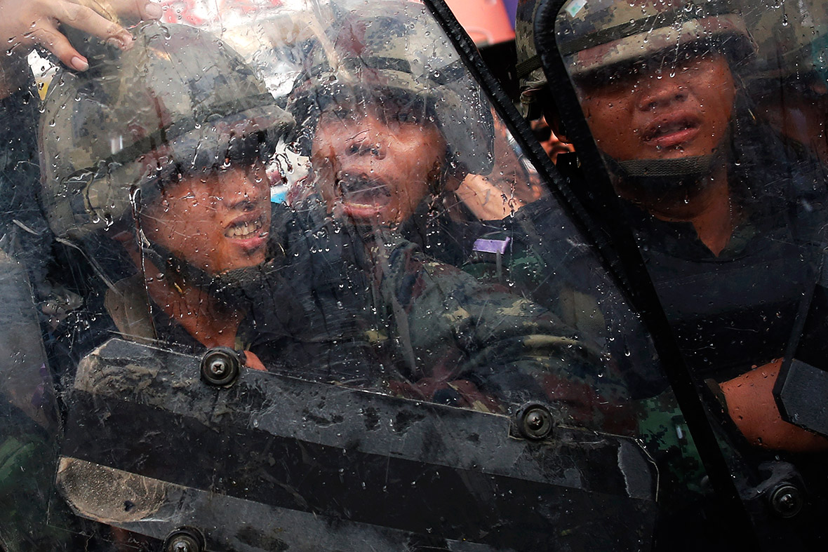 thai coup protest army