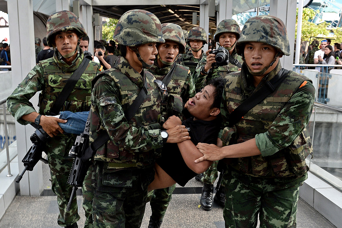 thailand coup protester