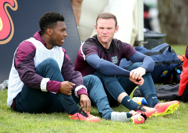 Daniel Sturridge and Wayne Rooney