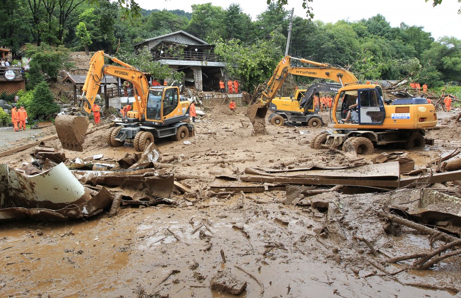 Torrential Rain Kills 41 People in South Korea