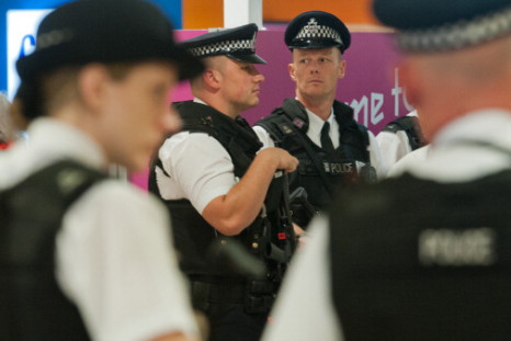 Police at Heathrow Airport