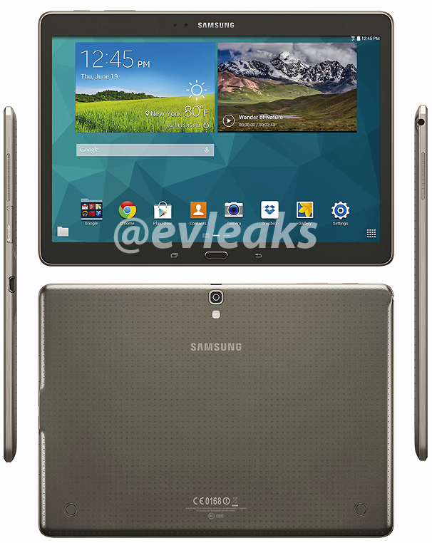 Galaxy Tab S 10.5in Press Images Leak Ahead of Launch Galaxy Tab S 10.5in Press Images Leak Ahead of Launch
