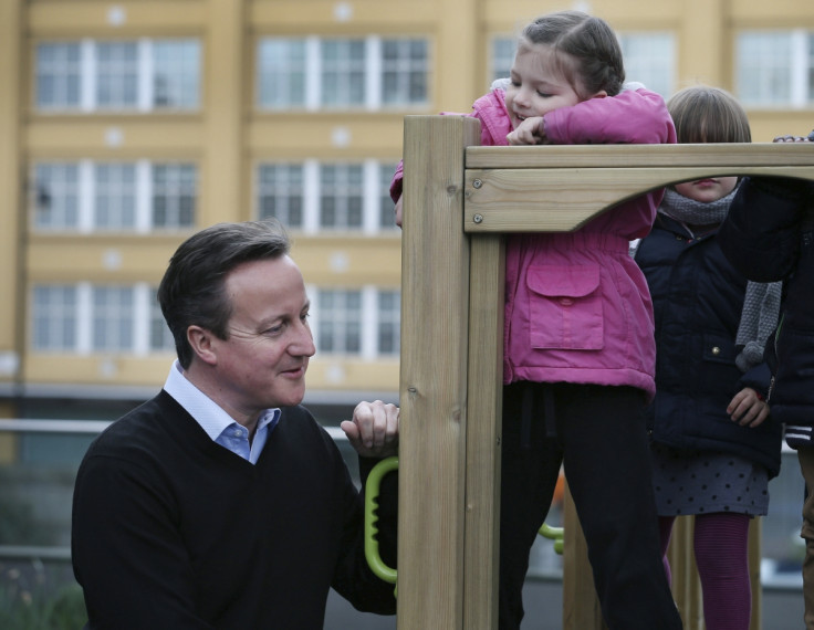 Child and David Cameron