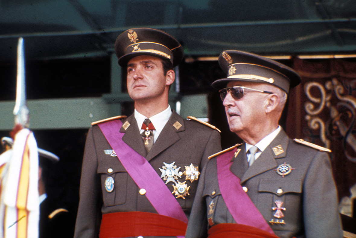 King Juan Carlos I of Spain franco