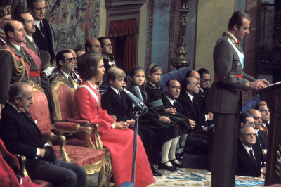 King Juan Carlos I of Spain coronation