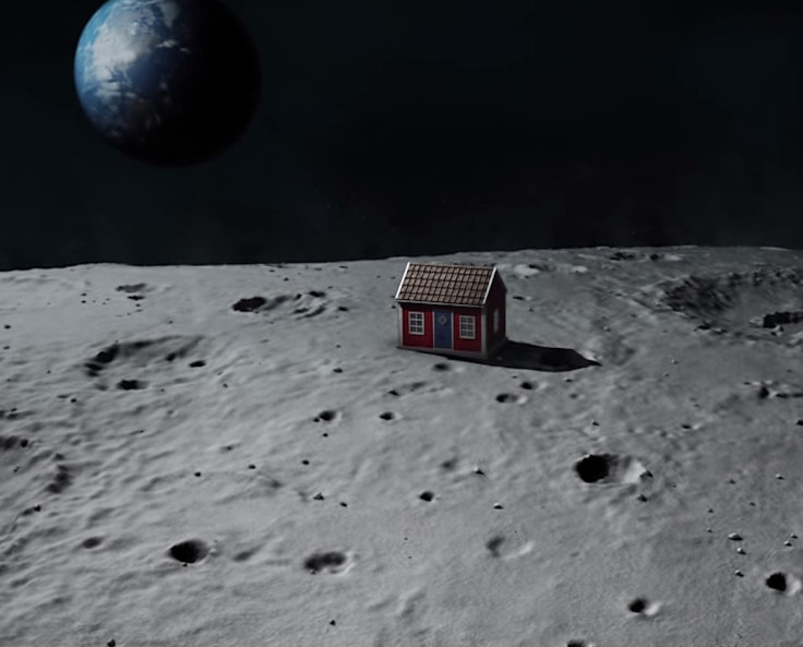 House on moon