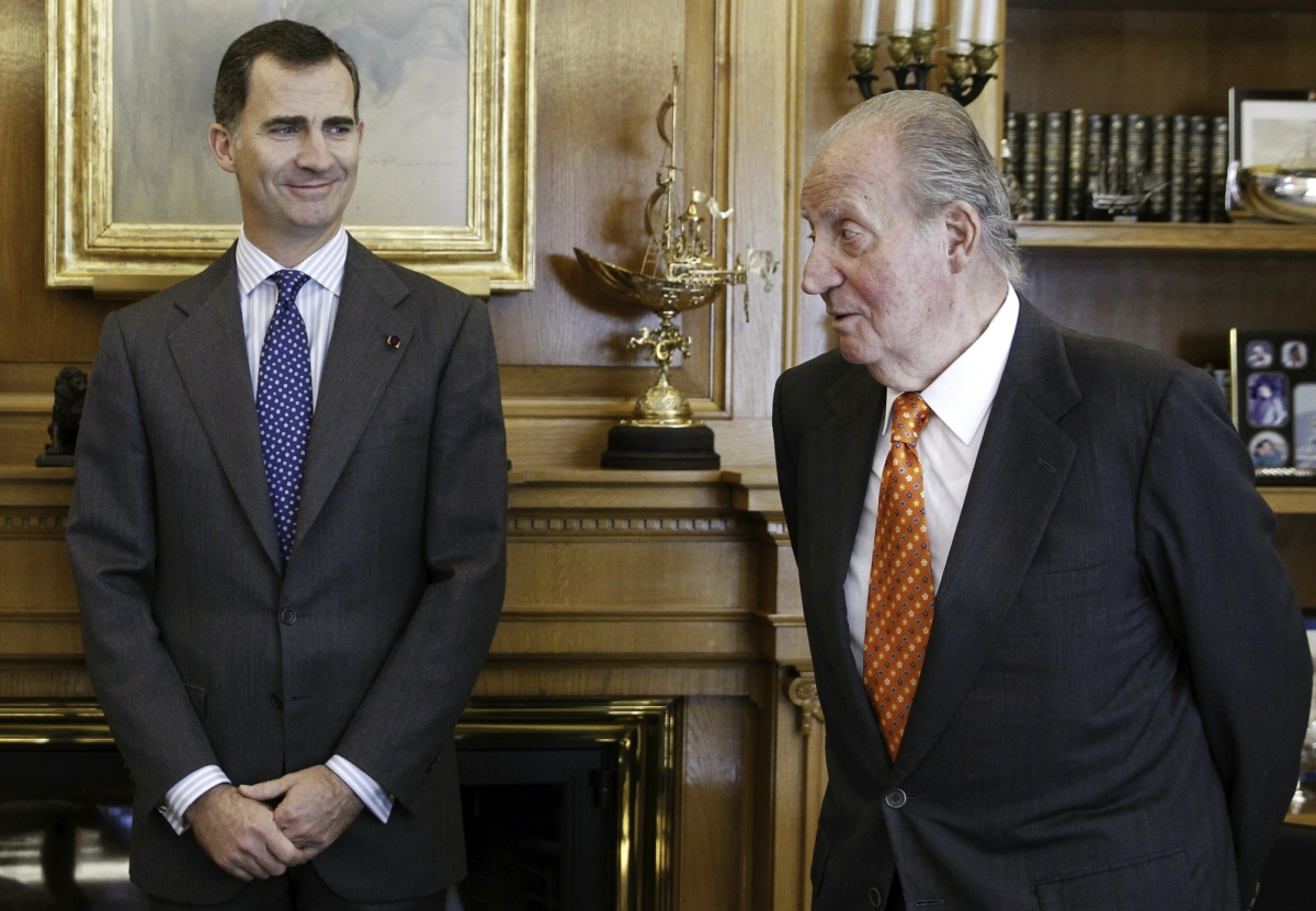 Spains King Juan Carlos abdicates Crown Prince Felipe