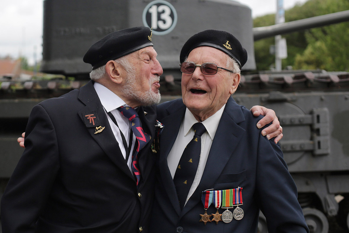 DDay Anniversary World War II Veterans Meet for the First Time in 70 Years
