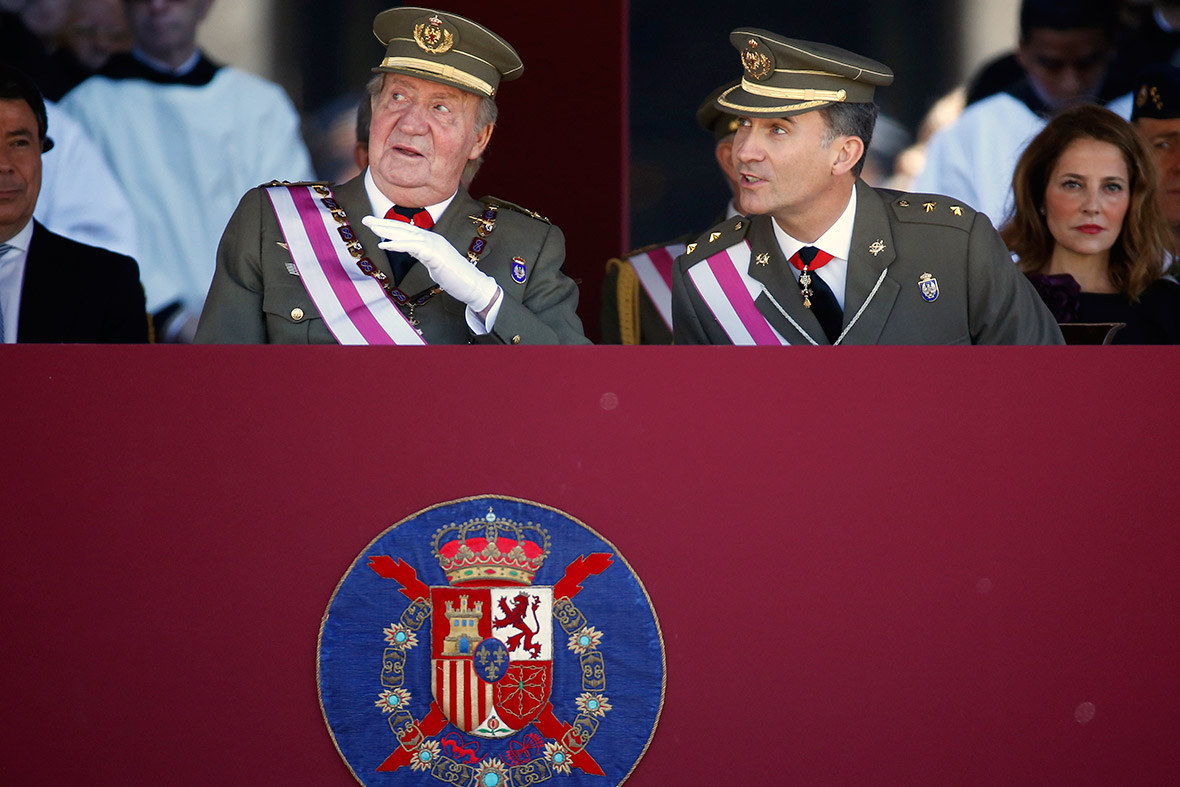 King Juan Carlos I of Spain felipe