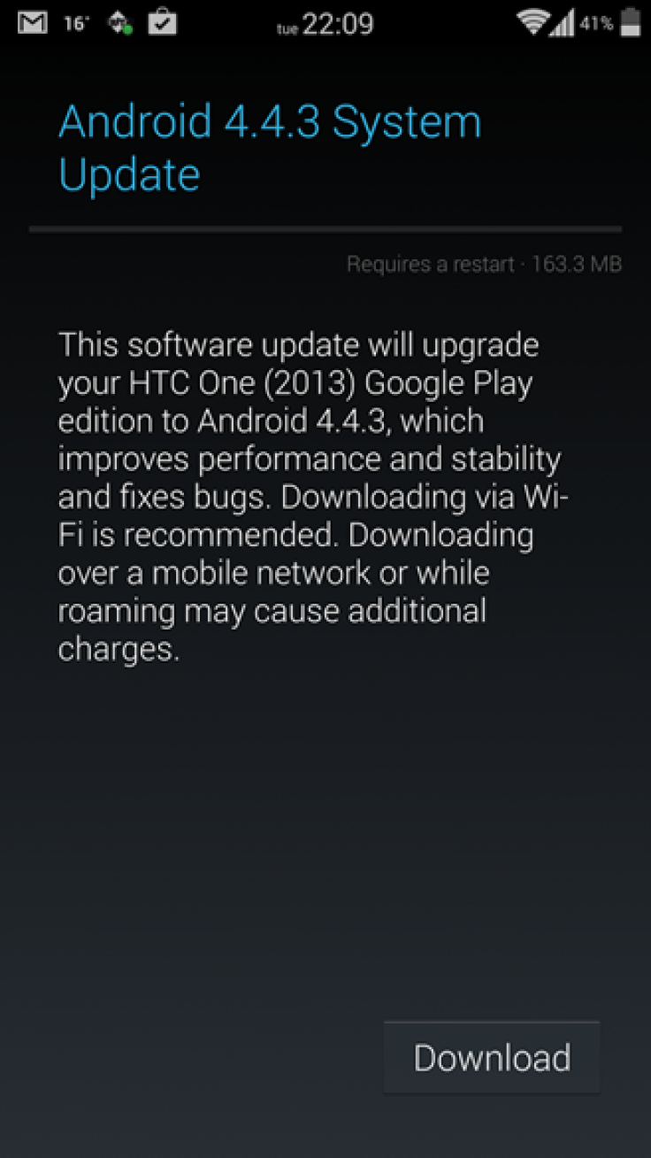 HTC One M7, One M8, Galaxy S4 and Sony Z Ultra Google Play Editions Receive Android 4.4.3 OTA Update [Download Links]