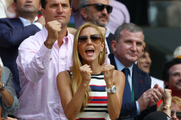 Ristic cheers on Djokovic in Wimbledon in 2007 (Getty)