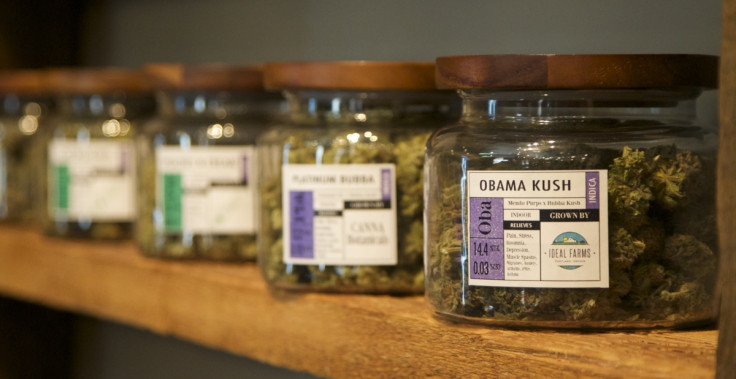 Jars of marijuana in an Oregon dispensary. (Reuters)