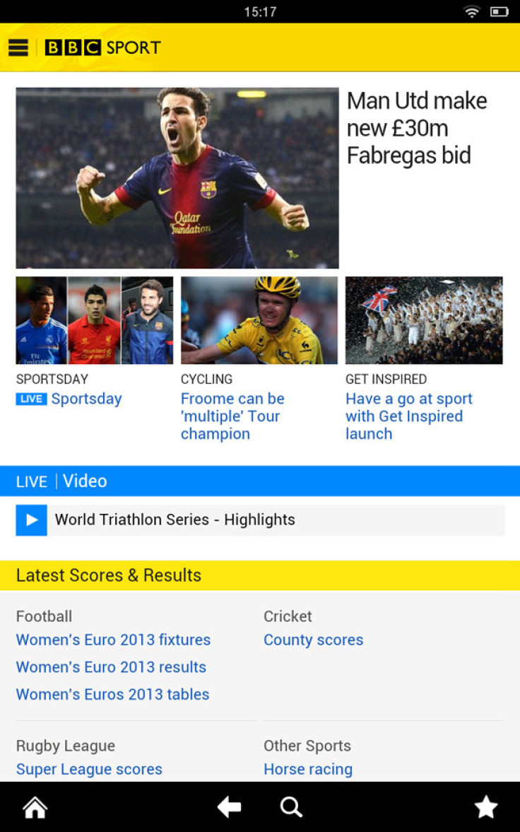 BBC Sport App