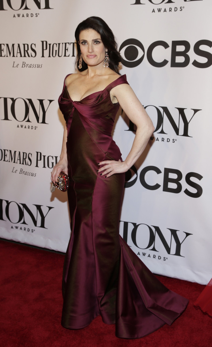 Actress Idina Menzel arrives for the American Theatre Wing's 68th annual Tony Awards at Radio City Music Hall in New York, June 8, 2014.