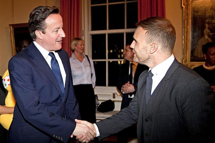 Gary Barlow meets David Cameron
