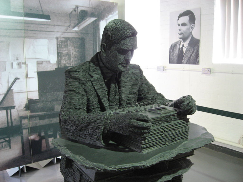 Alan Turing sculpture at Bletchley Park