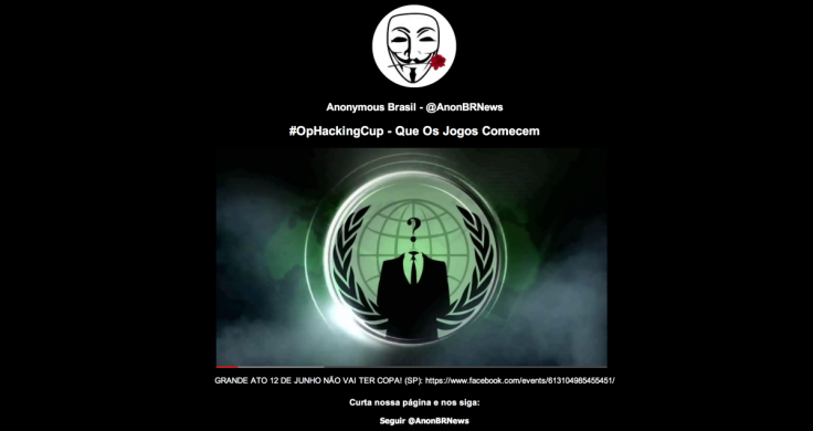 Anonymous OpHackingCup World Cup Hacking Campaign