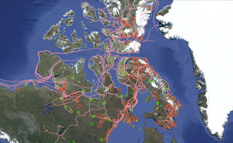 Pan Inuit Trails - the first interactive atlas to trace the ancient network of trails used by the Inuits