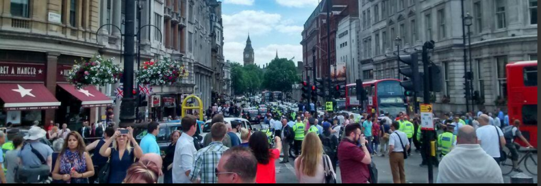 London Black Cab Protest Uber Regulation