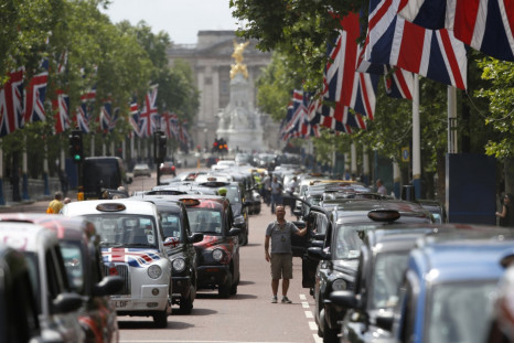London Cabbies Stage anti-Uber Protest 