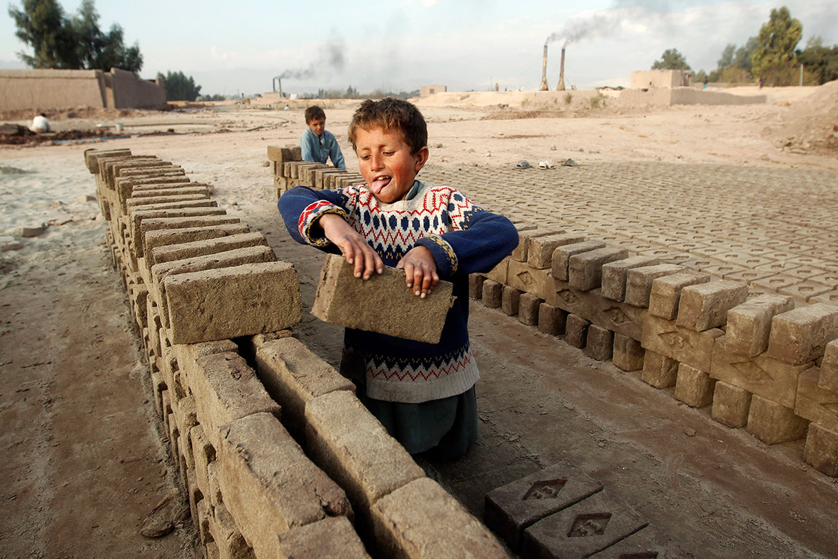 child labour brick factory