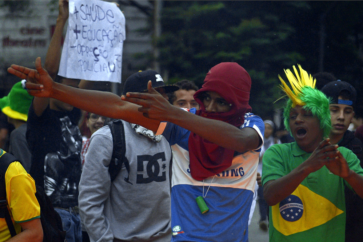 world cup protests brazil 2014 belo horizonte
