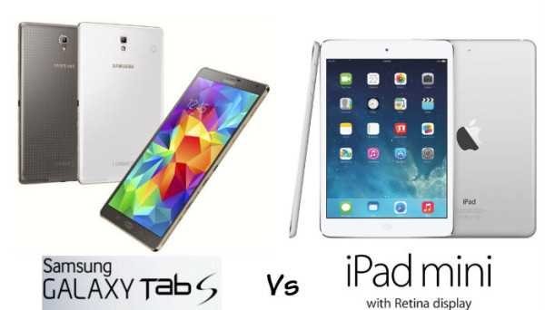 Samsung Galaxy Tab S 8 Vs Apple Ipad Mini Which Tablet Should