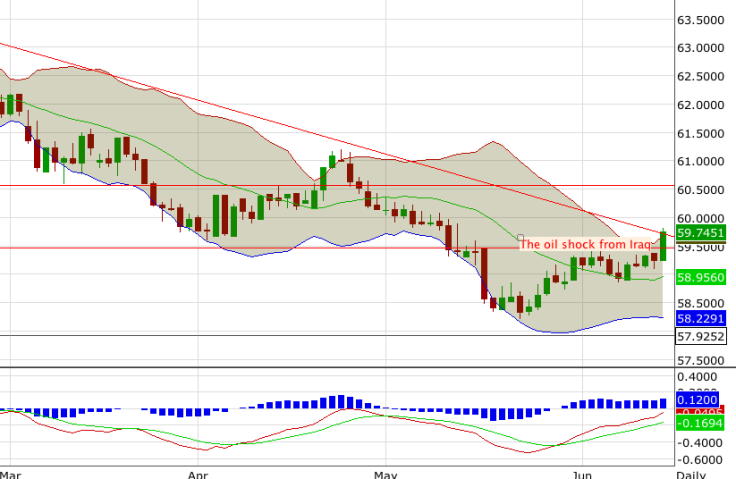 USD/INR on Iraq Crisis