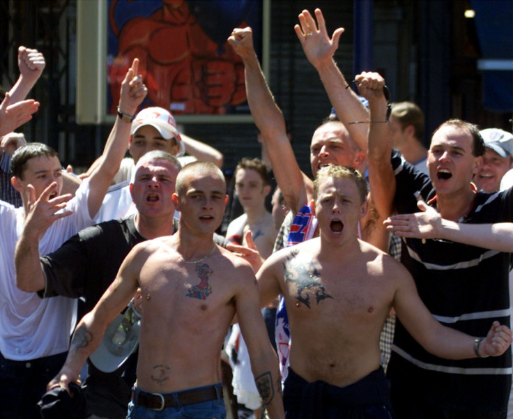 England fans in Charleoi, Belgium during Euro 2000. (reuters)