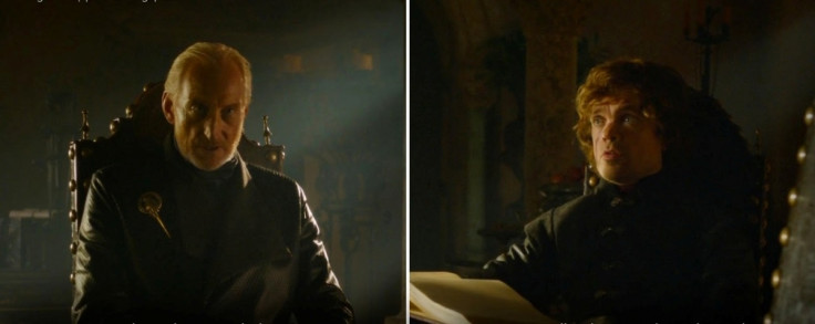 Tywin and Tyrion Lannister