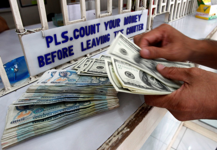 US Dollar Bills Philippines Pesos US Dollar Bills Philippines Pesos