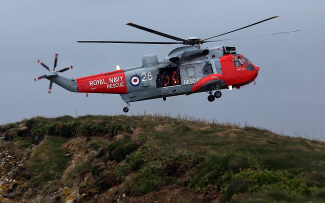 Royal Navy Rescue Helicopter