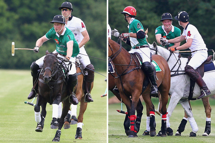 prince harry prince william polo