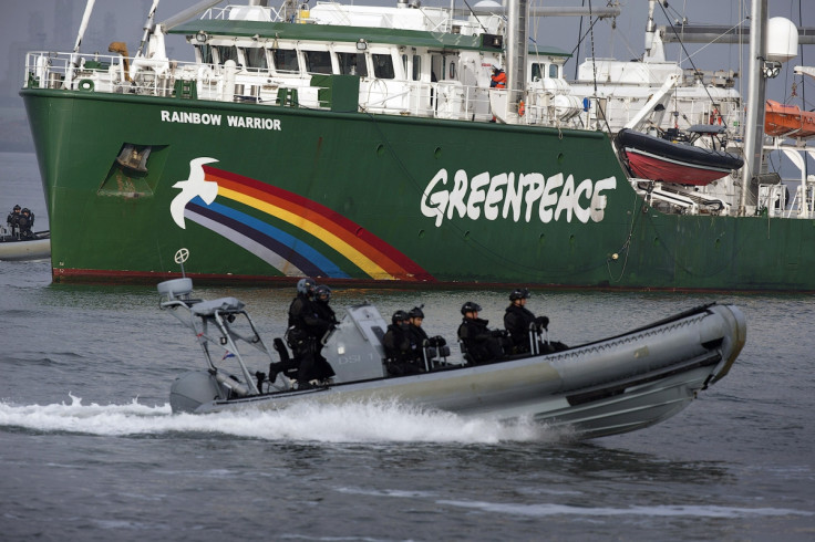 Greenpeace boat