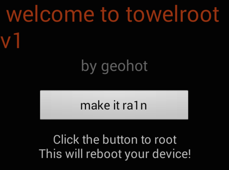 Geohot's Towelroot v1 Debuts Rooting on Android for Galaxy S5, Nexus 5 and Others