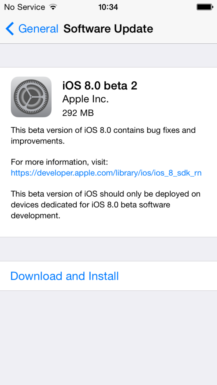 iOS 8 Beta 2 Now Available for Download, New Features and Changelog Revealed