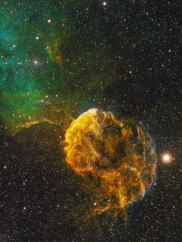 IC 443 - The Jellyfish Nebula by Bob Franke