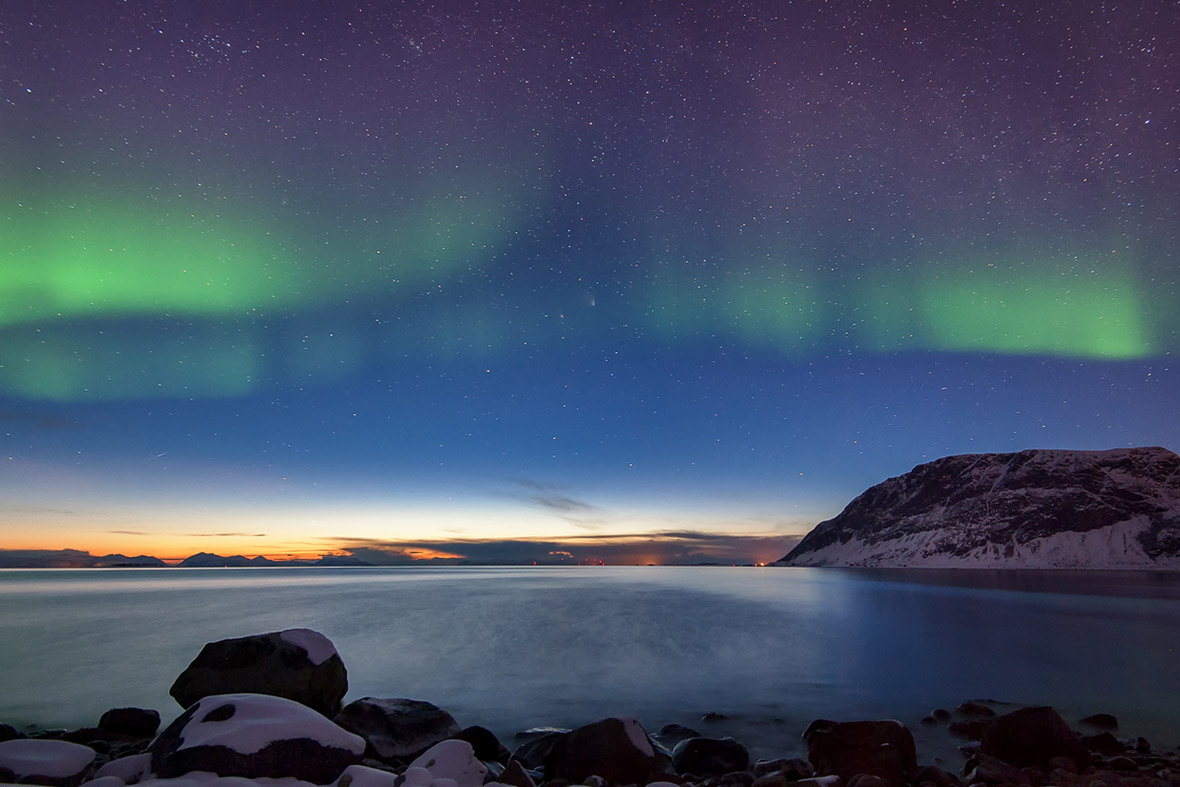 PAN-STARRS at the end of the polar night by Rune Johan Engeboe