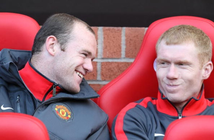 Wayne Rooney and Paul Scholes