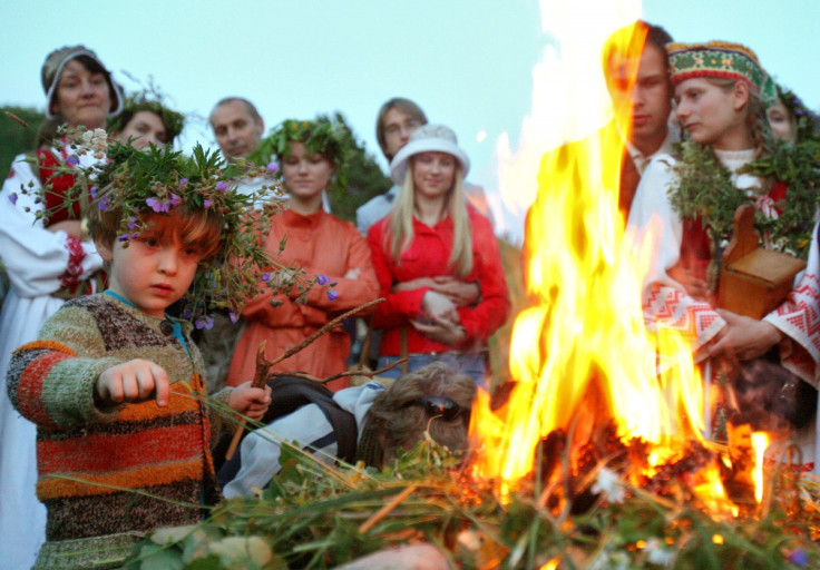 Summer solstice fire