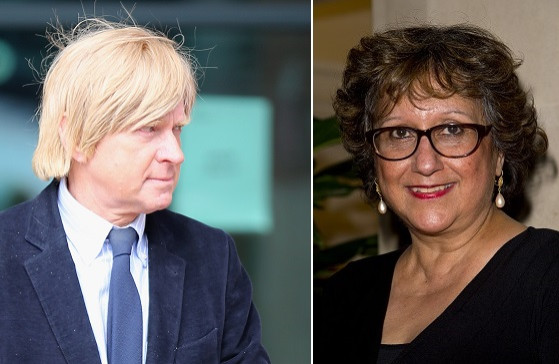 Michael Fabricant (left) spoke of his urge punch journalist Yasmin Alibhai-Brown "in the throat"