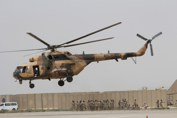 An Iraqi Air Force helicopter