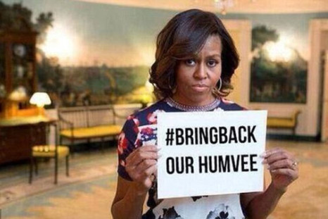 ISIS photoshopped Michelle Obama's 'Bring Back our Girls' placard