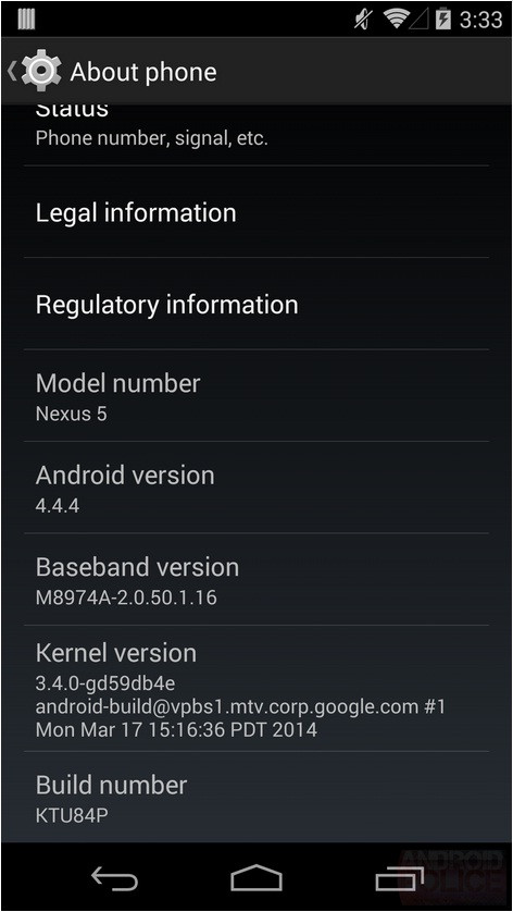 Android 4.4.4 KTU84P Android 4.4.4 KTU84P