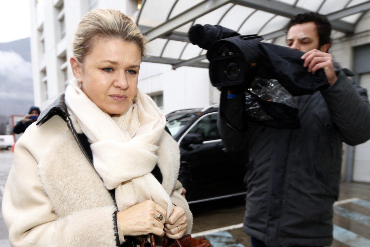 Corinna Schumacher filmed by cameraman at hospital treating Michael after his horror ski crash