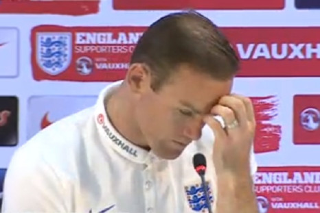 Wayne Rooney faced the media after England were sent crashing out of the World Cup