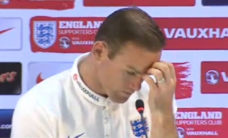 Wayne Rooney faced the media after England were sent crashing out of the World Cup